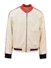 GUCCI PERFORATED LEATHER BOMBER,10506132