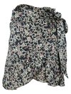 ISABEL MARANT MINI WRAP FLORAL SKIRT,10504532