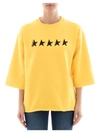 GOLDEN GOOSE YELLOW COTTON jumper,10505837