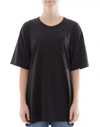 ACNE STUDIOS BLACK COTTON T-SHIRT,10508409