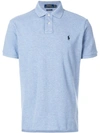 Polo Ralph Lauren Stretch Mesh Classic Fit Polo Shirt In Jamaica Heather Blue