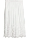 BURBERRY EMBROIDERED VOILE SKIRT,406241712698742