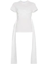 ADEAM ADEAM SHORT SLEEVE TWISTED TOP - WHITE,ASP181570CP12567874