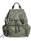BURBERRY MEDIUM RUCKSACK IN TECHNICAL NYLON AND LEATHER,403635212672363