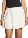 LOVESHACKFANCY Botanic Victorian Cotton Mini Skirt,0400096980294