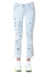 STELLA MCCARTNEY COTTON DENIM WITH STAR PRINTS,475508 SKH054300