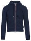MONCLER COTTON CARDIGAN WITH HOOD,10510204