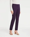 Ann Taylor The Petite Ankle Pant In Dense Twill - Curvy Fit In Deep Concord