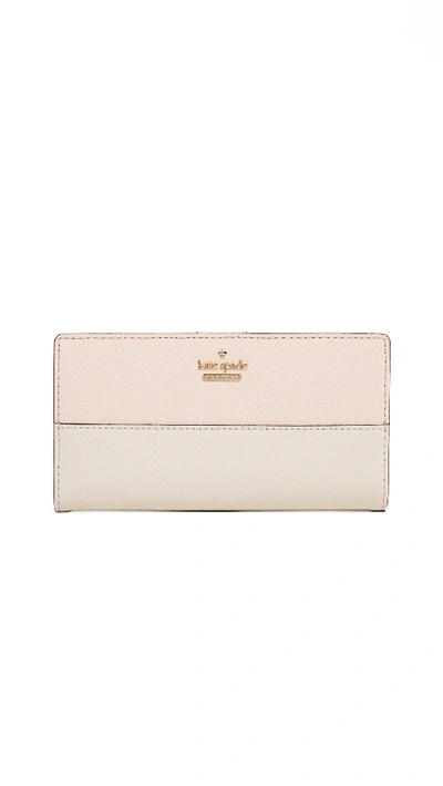 Kate Spade Cameron Street Stacy Snap Wallet In Warm Vellum