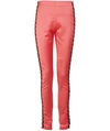 KOCHÉ Embroidered leggings,KSS18T01 PL012 CORAL