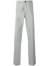 Prada Cropped Trousers In Grey