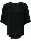 Chloé Asymmetric Gathered Blouse