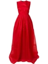 ROCHAS FLARED FLOOR LENGTH GOWN,ROPM511001RM281000A12713596