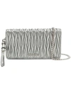 MIU MIU MATELASSÉ CHAIN WALLET,5ZH029N8812627376