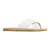 ANCIENT GREEK SANDALS ANCIENT GREEK SANDALS WHITE THAIS SANDALS,THAIS - VACHETTA