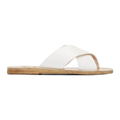Ancient Greek Sandals Off-white Thais Sandals In Offwhite