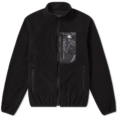 Undercover Pyramid Fleece Jacket In Black