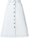 STELLA MCCARTNEY buttoned A-line skirt,507749SKH04