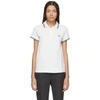 MONCLER MONCLER WHITE LOGO POLO,D1093 83860 0084667