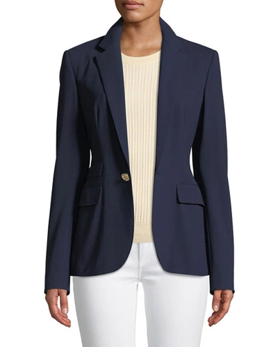 RALPH LAUREN PARKER ONE-BUTTON WOOL JACKET,PROD135560004