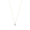 Ora Pearls White Pearl Drop Pendant Gold Chain
