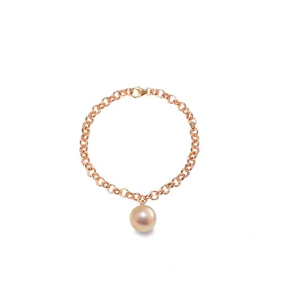 Ora Pearls Magna Gold Chain Bracelet Xxl Pinky Gold Pearl