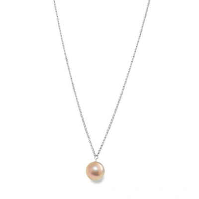 Ora Pearls Xxl Pinky Pearl Pendant Necklace Silver