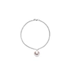 Ora Pearls Alba White Pearl Bracelet Silver In Pearl