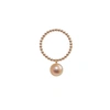 Ora Pearls Gold Orb Ring Gold Pearl In Orb