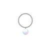 Ora Pearls Silver Orb Ring Opal In Orb
