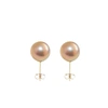 Ora Pearls Large Gold Pearl Stud Earrings 9ct Gold
