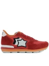 ATLANTIC STARS RED FABRIC SNEAKERS,10511698