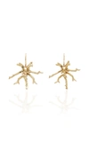 ANNETTE FERDINANDSEN CORAL STICK CLUSTER 14K GOLD EARRINGS,641538