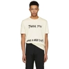 3.1 PHILLIP LIM / フィリップ リム 3.1 PHILLIP LIM OFF-WHITE THANK YOU HAVE A NICE DAY PERFECT T-SHIRT,S181-1438HCJM