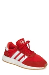 Adidas Originals Iniki Runner Sneaker In Off White/ Blue/ Core Red