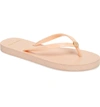 Tory Burch Solid Thin Rubber Flip Flop Sandal In Perfect Blush