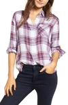 Rails Hunter Plaid Button-down Shirt In Raspberry Coast White