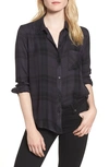Rails Hunter Plaid Shirt In Onyx/ Charcoal