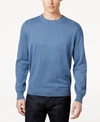 TOMMY HILFIGER SIGNATURE SOLID CREW-NECK SWEATER, CREATED FOR MACY'S