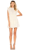 FREE PEOPLE FREE PEOPLE NOBODY LIKE YOU EMBROIDERED MINI DRESS IN CREAM.,FREE-WD1349