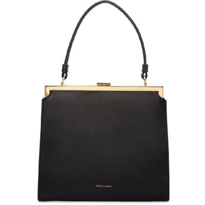 Mansur Gavriel Black Leather Elegant  Bag