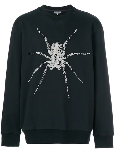 Lanvin Sequinned Spider Sweatshirt In Black