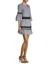 KOBI HALPERIN Flared Bell Sleeve Peasant Dress