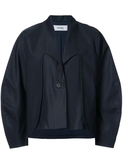 Chalayan Double Layer Curved Sleeve Jacket