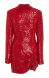 ZEYNEP ARCAY SEQUIN EMBELLISHED DRESS,FW18DR19