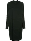 RICK OWENS EMBROIDERED WOVEN COAT,RP18S8937FJLBE112680870