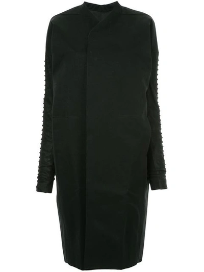 Rick Owens Embroidered Woven Coat