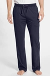 Daniel Buchler Peruvian Pima Lightweight Cotton Lounge Pants In Navy