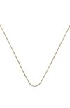Monica Vinader 18-inch Box Chain In Yellow Gold