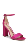 Sam Edelman Yaro Ankle Strap Sandal In Pink Magenta